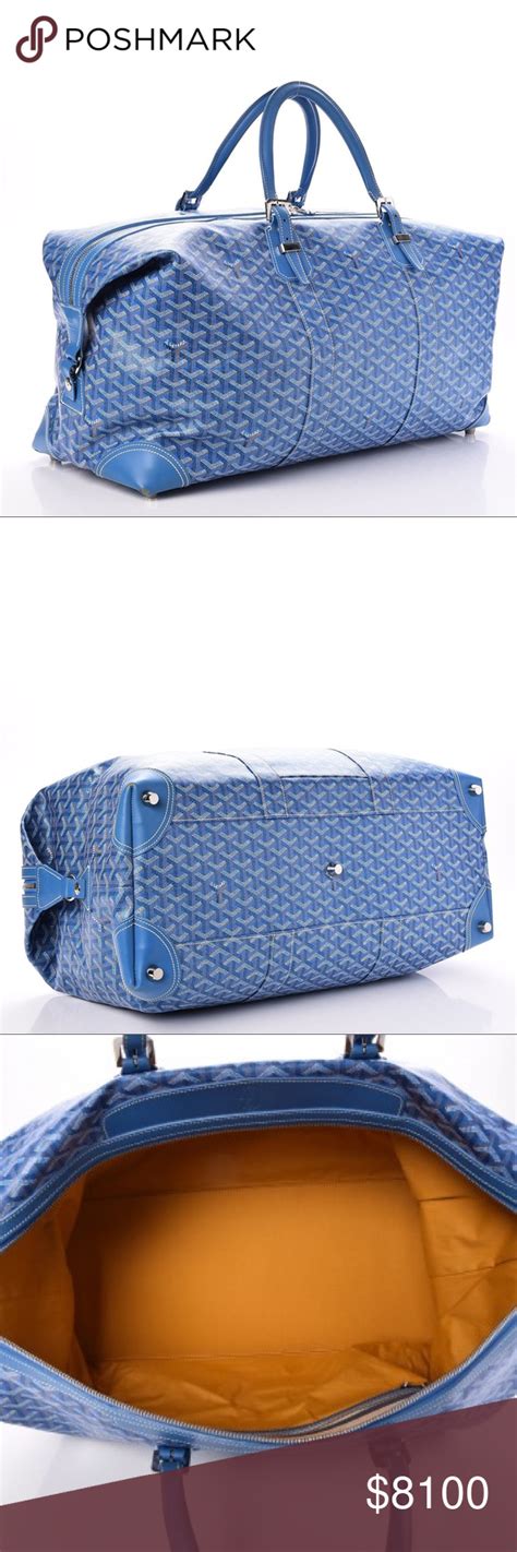 goyard chevron boeing 55 travel bag|Goyard 55 .